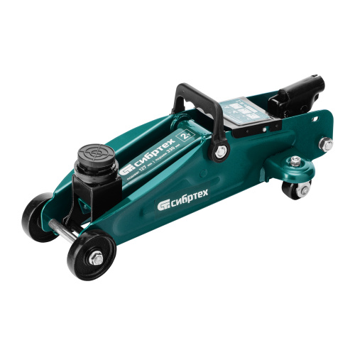 Домкрат гидравлический подкатной, 2 т, 127-330 мм, в пласт. кейсе Сибртех по ценам производителя в Челябинске с доставкой по всей России