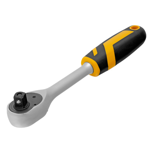 Ключ-трещотка 1/2", 90 зубьев, с быстрым сбросом, CrV Denzel по ценам производителя в Челябинске с доставкой по всей России