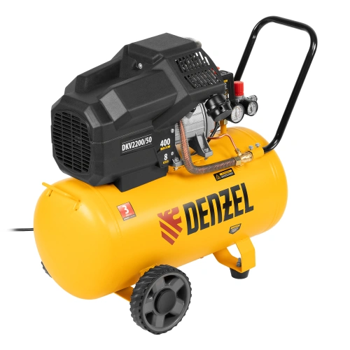 Компрессор воздушный DKV2200/50, Х-PRO 2.2 кВт, 400 л/мин, 50 л Denzel по ценам производителя в Челябинске с доставкой по всей России