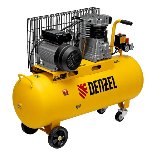 Компрессор воздушный BCI2300/100, ременный привод, 2.3 кВт, 100 литров, 400 л/мин Denzel по ценам производителя в Челябинске с доставкой по всей России