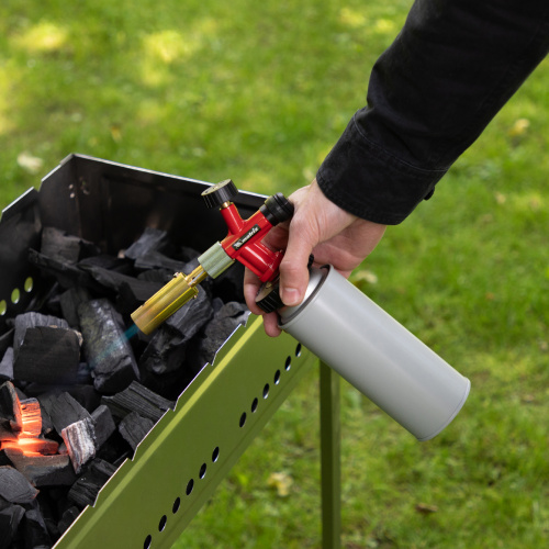 Профессиональная горелка на газовый баллон, пьезоподжиг, металлический корпус Matrix по ценам производителя в Челябинске с доставкой по всей России