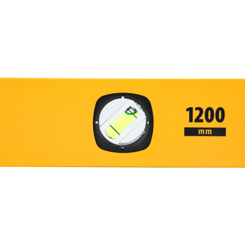 Уровень алюминиевый, магнит, фрезерованный, 3 глазка (1 зеркал.) 0,5 мм/м, 1200 мм Denzel по ценам производителя в Челябинске с доставкой по всей России