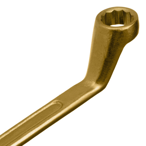 Ключ накидной, 13 х 17 мм, желтый цинк Сибртех по ценам производителя в Челябинске с доставкой по всей России