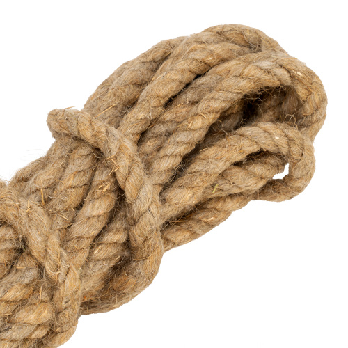 Веревка льнопеньковая, D 10 мм, L 10 м, крученая Сибртех по ценам производителя в Челябинске с доставкой по всей России