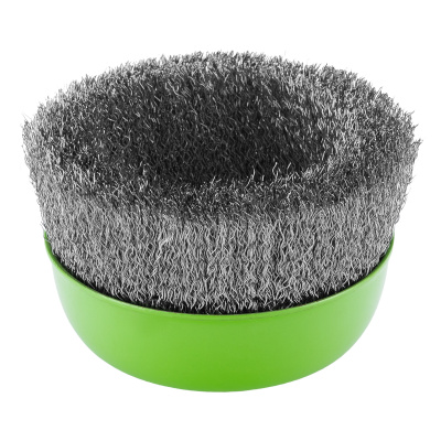 Щетка для УШМ, 125 мм, М14, "чашка", витая проволока Сибртех по ценам производителя в Челябинске с доставкой по всей России