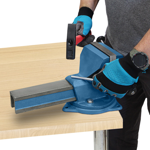 Тиски слесарные, 140 мм, поворотные (Глазов) по ценам производителя в Челябинске с доставкой по всей России