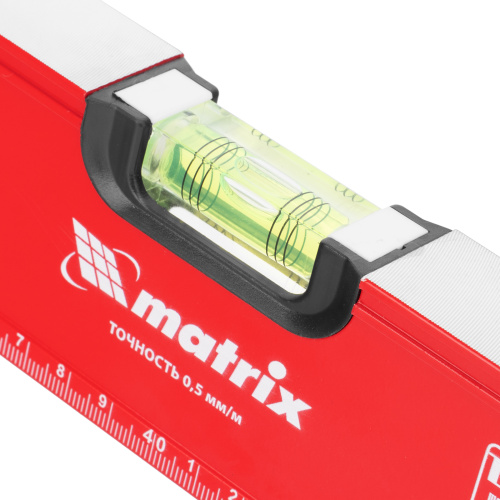 Уровень алюминиевый, фрезерованный, 3 глазка, рукоятки, 800 мм Matrix по ценам производителя в Челябинске с доставкой по всей России