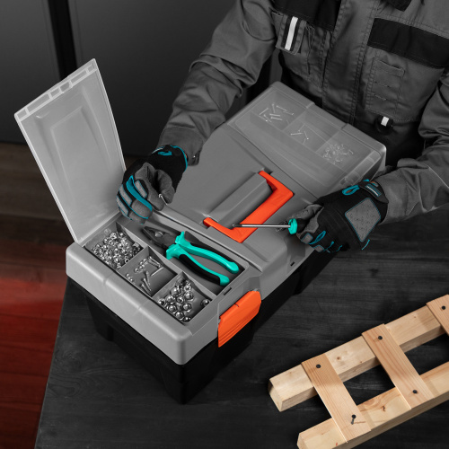 Ящик для инструмента 23", 590х300х300 мм, пластик Россия// Stels по ценам производителя в Челябинске с доставкой по всей России