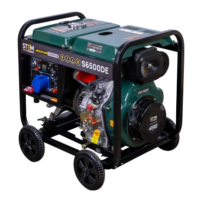 Генератор дизельный STEM Techno S6500DE (6.5 кВт, электростартер, дисплей, подогрев) по ценам производителя в Челябинске с доставкой по всей России