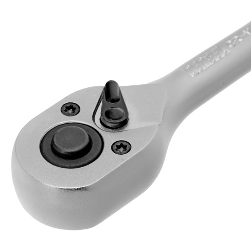 Ключ-трещотка 1/4", 90 зубьев, с быстрым сбросом, CrV Denzel по ценам производителя в Челябинске с доставкой по всей России