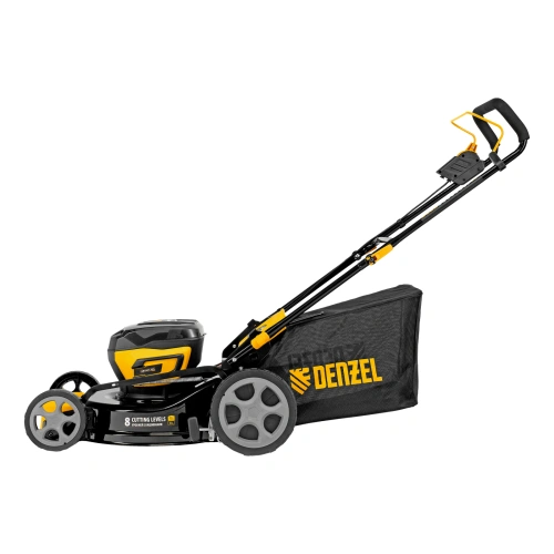 Газонокосилка аккумуляторная бесщет. DLM-460, 460 мм, травосб. 65 л., Li-Ion, 40 В Denzel по ценам производителя в Челябинске с доставкой по всей России