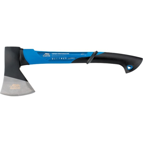 Топор плотницкий, 800 г, двухкомпонентная обрезиненная рукоятка Барс по ценам производителя в Челябинске с доставкой по всей России