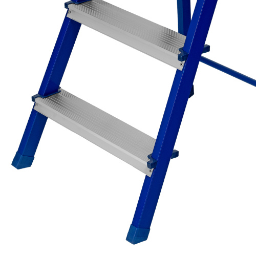 Стремянка, 5 ступеней, стальной профиль, алюминиевые ступени Сибртех по ценам производителя в Челябинске с доставкой по всей России