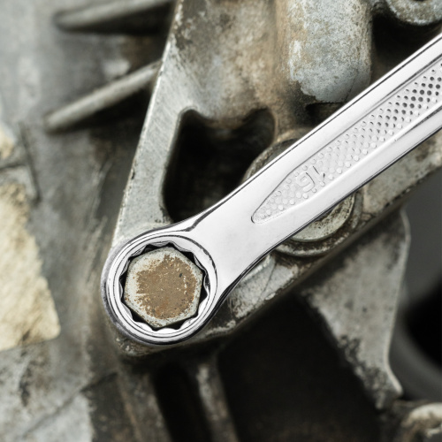 Ключ комбинированный, 16 мм, CrV, антислип Stels по ценам производителя в Челябинске с доставкой по всей России