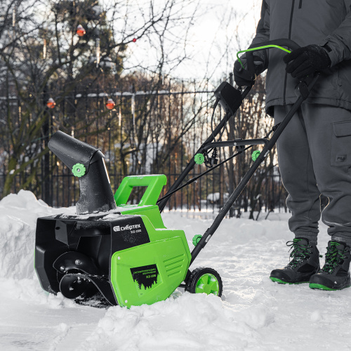 Снегоуборочная машина электрическая ЭСБ-2000, 2 кВт Сибртех по ценам производителя в Челябинске с доставкой по всей России