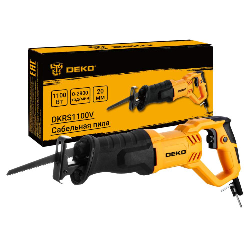 Сабельная пила DEKO DKRS1100V, 1100Вт по ценам производителя в Челябинске с доставкой по всей России