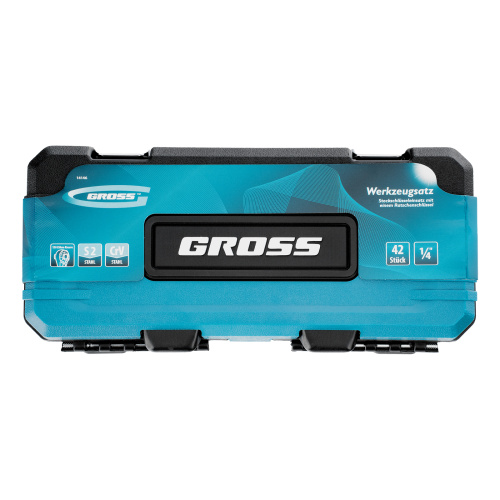 Набор инструментов, 1/4", CrV, 120 зубьев, 42 предмета Gross по ценам производителя в Челябинске с доставкой по всей России