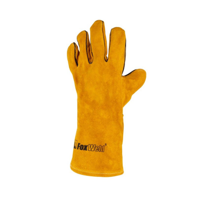 Краги кожаные термостойкие FOXWELD "Янтарь" КС-04 по ценам производителя в Челябинске с доставкой по всей России