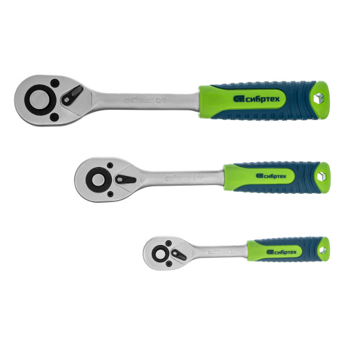 Набор инструментов, 1/2", 3/8", 1/4", пластиковый кейс 215 предм. Сибртех по ценам производителя в Челябинске с доставкой по всей России