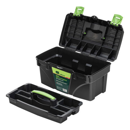 Ящик для инструмента, 430 х 235 х 250 мм, 18", пластик Сибртех по ценам производителя в Челябинске с доставкой по всей России