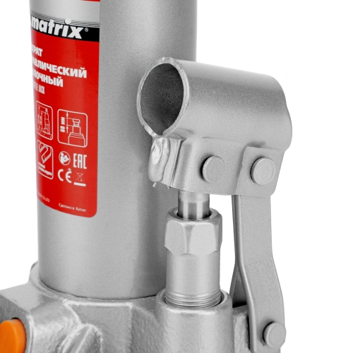 Домкрат гидравлический бутылочный, 4 т, h подъема 194-372 мм Matrix по ценам производителя в Челябинске с доставкой по всей России