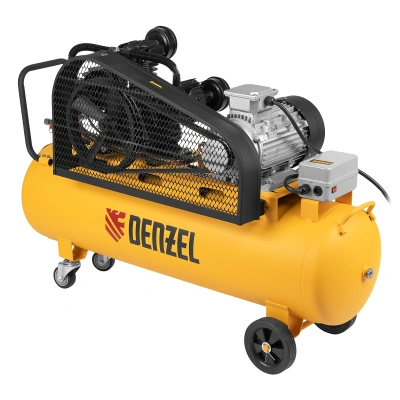 Компрессор воздушный BCW3000-T/100, ременный привод, 3.0 кВт, 100 литров, 520 л/мин Denzel по ценам производителя в Челябинске с доставкой по всей России