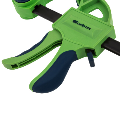 Струбцина F-образная, быстрозажимная, 450 х 70 х 660 мм, пластиковый корпус, фиксатор, двухкомпонентная рукоятка Сибртех по ценам производителя в Челябинске с доставкой по всей России