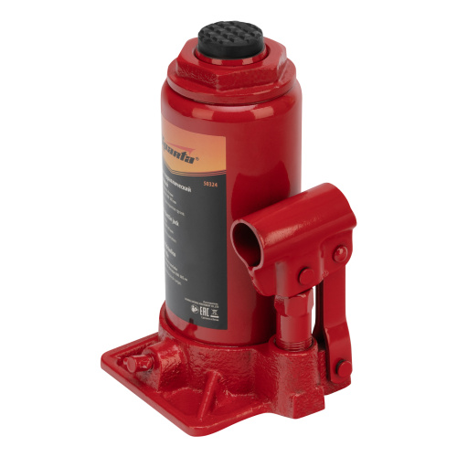 Домкрат гидравлический бутылочный, 8 т, h подъема 200-385 мм Sparta по ценам производителя в Челябинске с доставкой по всей России