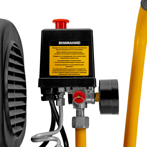 Компрессор воздушный DLC1300/24 безмасляный 1.3 кВт, 24 литра, 206 л/мин Denzel по ценам производителя в Челябинске с доставкой по всей России