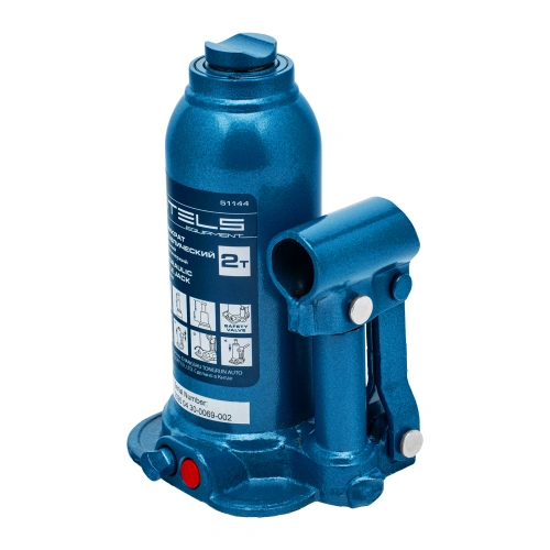 Домкрат гидравлический бутылочный телескопический, 2 т, подъем 170-380 мм Stels по ценам производителя в Челябинске с доставкой по всей России