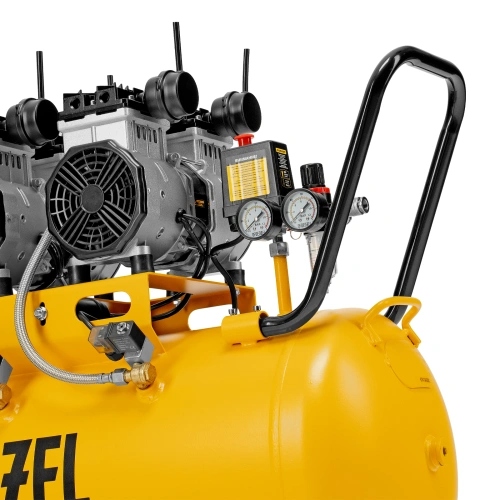 Компрессор безмасляный, малошумный DLS 3300/100, 3300 Вт,3x1100, 100 л, 570 л/мин ,блок управления Denzel по ценам производителя в Челябинске с доставкой по всей России