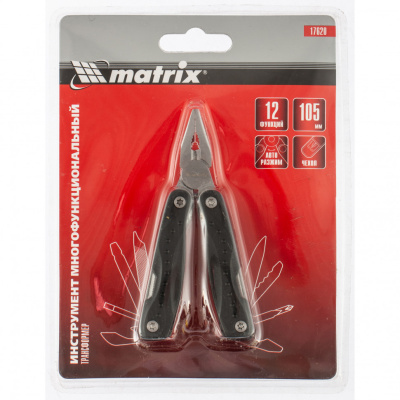 Трансформер, 12 функций, авторазжим, компактный размер, в чехле, 105 мм Matrix по ценам производителя в Челябинске с доставкой по всей России