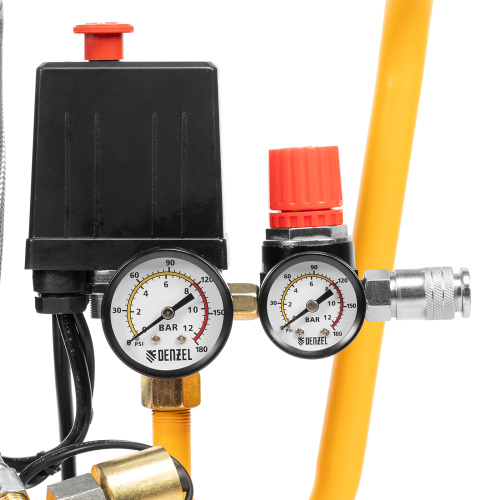 Компрессор DLS950/24 безмаслянный малошумный 950 Вт, 165 л/мин, ресивер 24 л Denzel по ценам производителя в Челябинске с доставкой по всей России