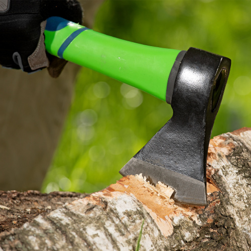 Топор, 600 г, фибергласовое топорище Сибртех по ценам производителя в Челябинске с доставкой по всей России