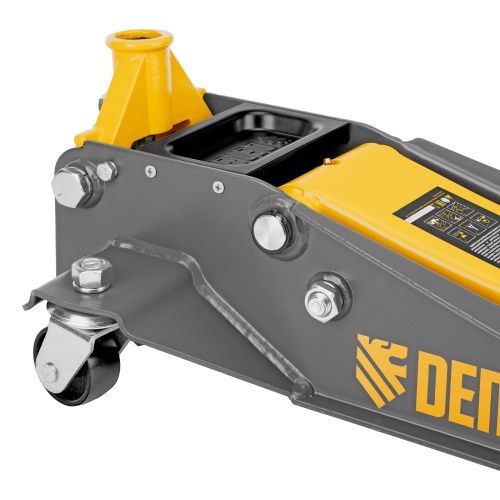 Домкрат гидравлический подкатной, 3 т, 125-470 мм, быстрый подъем, проф. Denzel по ценам производителя в Челябинске с доставкой по всей России