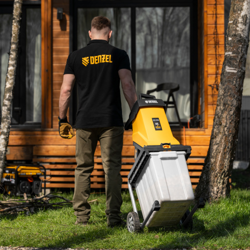 Измельчитель садовый электрический ECS-2700, 2700 Вт, 40 мм Denzel по ценам производителя в Челябинске с доставкой по всей России