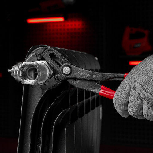 Клещи переставные 250 мм, кнопочный механизм, хром-ванадий, обливные рукоятки Matrix по ценам производителя в Челябинске с доставкой по всей России