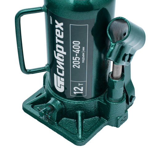 Домкрат гидравлический бутылочный, 12 т, 205-400 мм Сибртех по ценам производителя в Челябинске с доставкой по всей России