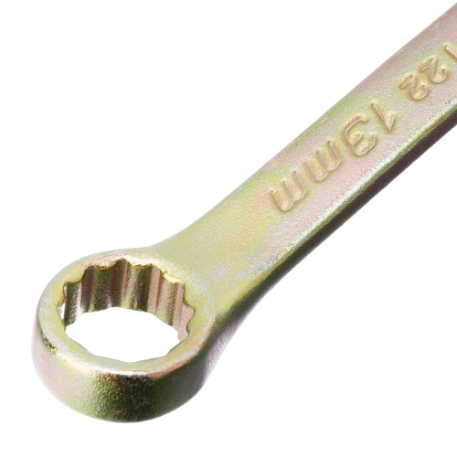 Ключ комбинированный, 13 мм, желтый цинк Сибртех по ценам производителя в Челябинске с доставкой по всей России