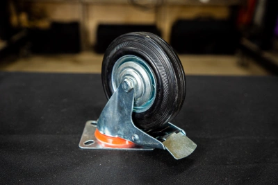 Колесо поворотное резина SRCLb 55 125 мм с тормозом (N) купить в Москве с доставкой по всей России | ProtosMarket.ru