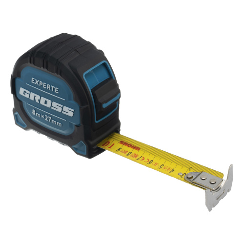 Рулетка Experte,8 м x 27 мм,двухкомпонентный корпус,магнит,двухсторонняя разметка,нейлон Gross по ценам производителя в Челябинске с доставкой по всей России