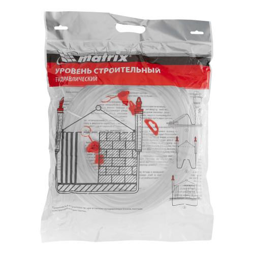 Гидроуровень,удлиненная колба, рельефная градуировка, 25м Matrix по ценам производителя в Челябинске с доставкой по всей России