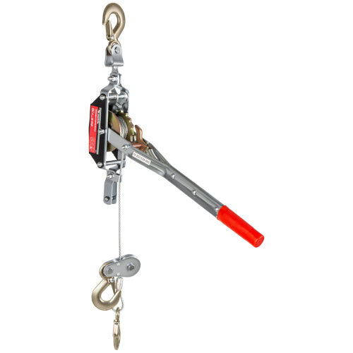 Лебедка рычажная, тяга 2 т, подъем 0.8 т, одинарное храповое колесо Matrix по ценам производителя в Челябинске с доставкой по всей России