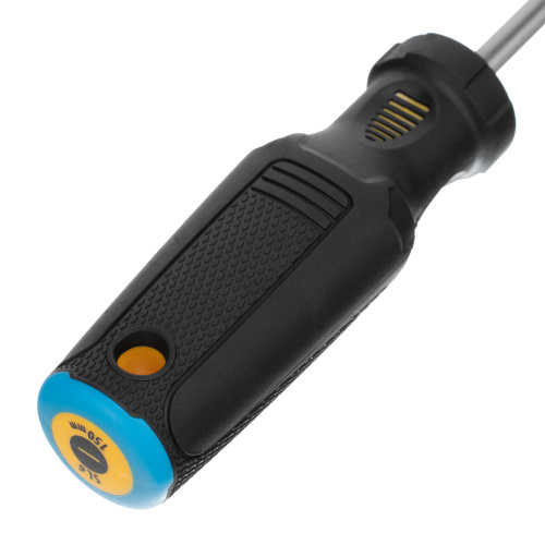 Отвертка SL6x150 мм, CrV, трехкомпонентная рукоятка Denzel по ценам производителя в Челябинске с доставкой по всей России