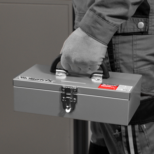 Ящик для инструмента, 284 х 160 х 78 мм, металлический Matrix по ценам производителя в Челябинске с доставкой по всей России