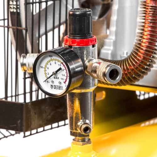 Компрессор воздушный, ременный привод BCI4000-T/200, 4.0 кВт, 200 литров, 690 л/мин Denzel по ценам производителя в Челябинске с доставкой по всей России