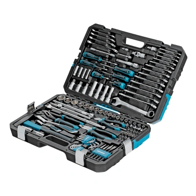 Набор инструментов, 1/4", 1/2", CrV, 120 зубьев, 115 предметов Gross по ценам производителя в Челябинске с доставкой по всей России