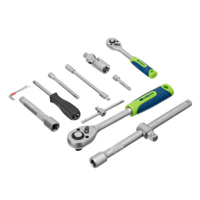 Набор инструментов, 1/2", 1/4", пластиковый кейс, 94 предмета// Сибртех по ценам производителя в Челябинске с доставкой по всей России