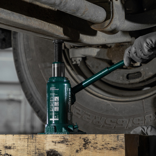 Домкрат гидравлический бутылочный, 10 т, 190-370 мм Сибртех по ценам производителя в Челябинске с доставкой по всей России