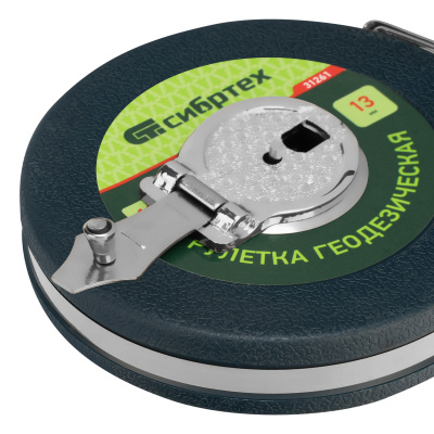 Рулетка геодезическая 20 м х 13 мм, закрытый корпус, фибергласовая лента Сибртех по ценам производителя в Челябинске с доставкой по всей России
